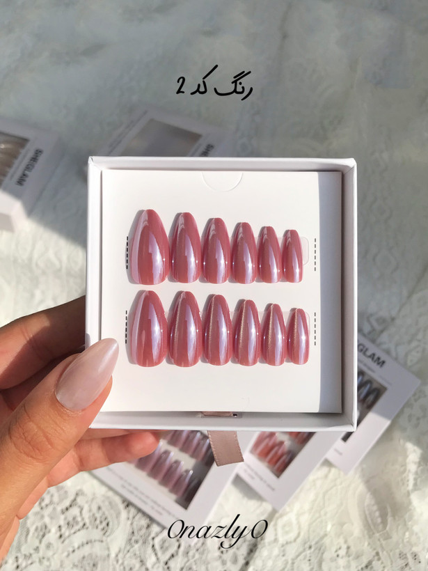 ناخن طرح کاشت کد دو
