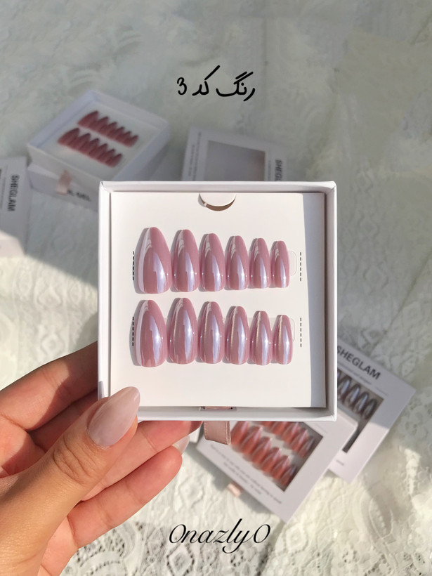ناخن طرح کاشت کد سه